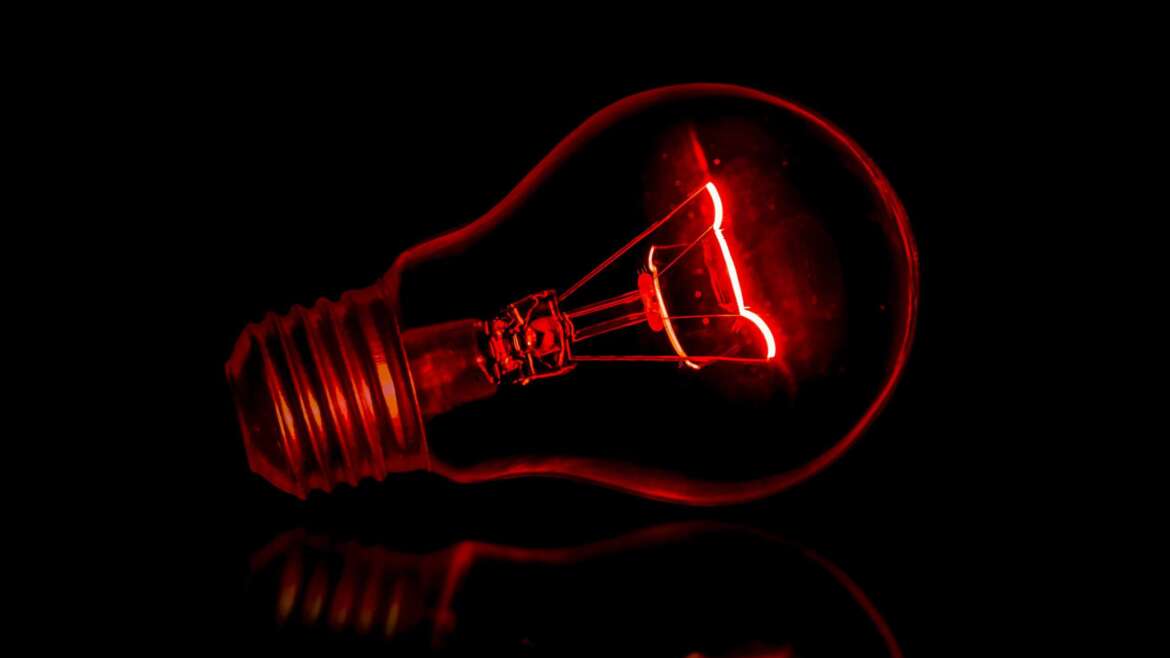 A light bulb lit magically without electricity.